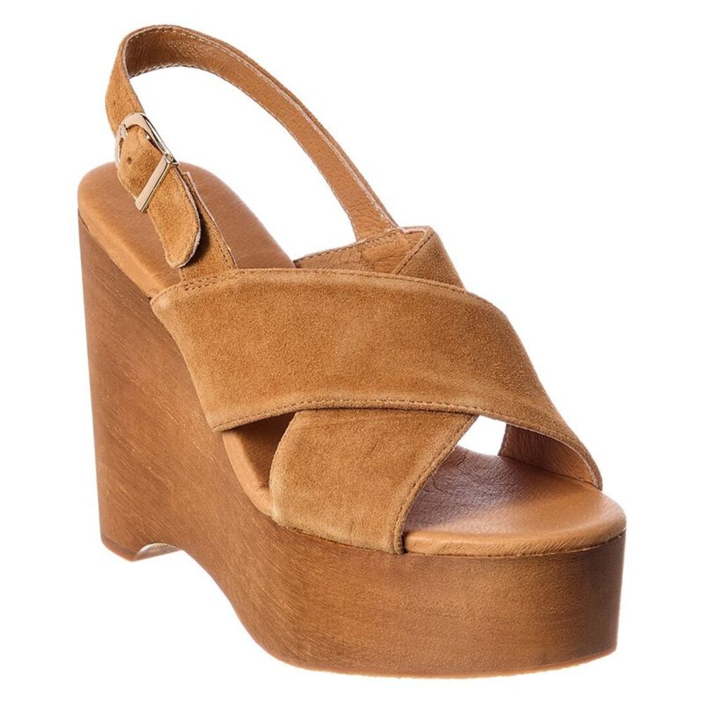 Matisse Fox Leather Wedge, Tan